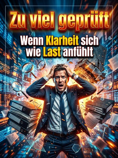 'Cover von Zu viel geprüft'-Cover