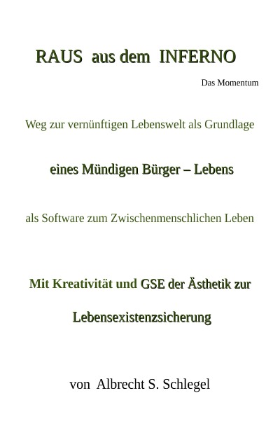 'Cover von Der Weg in’s mündige Leben mit Kreativität'-Cover