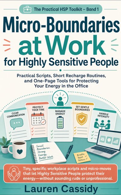'Cover von Micro-Boundaries at Work for Highly Sensitive People'-Cover