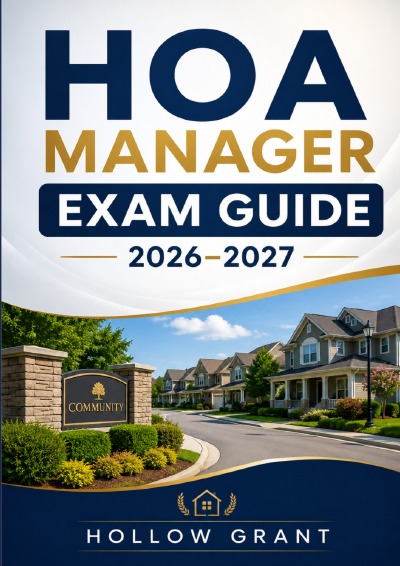 'Cover von HOA Manager Exam Guide 2026–2027'-Cover
