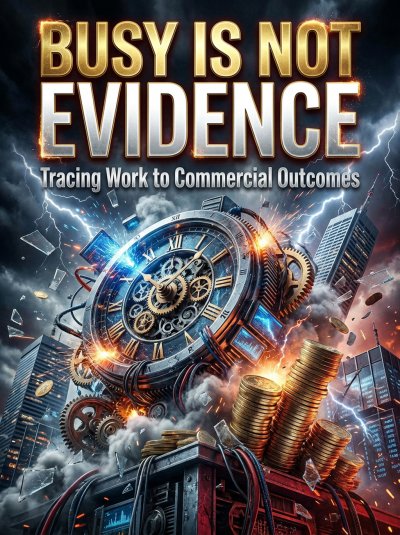 'Cover von Busy Is Not Evidence'-Cover