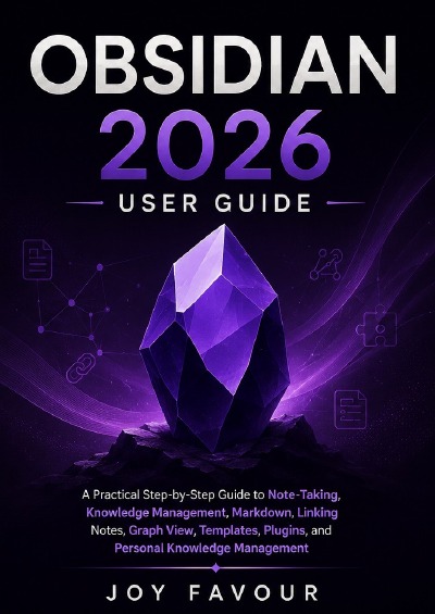 'Cover von Obsidian 2026 User Guide'-Cover