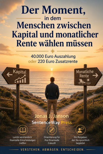 'Cover von Der Moment, in dem Menschen zwischen Kapital und monatlicher Rente wählen müssen'-Cover
