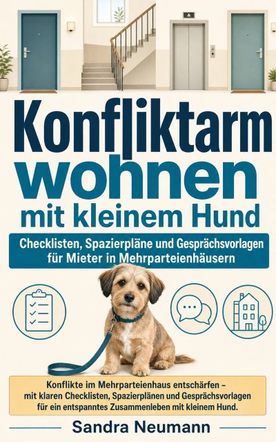 'Cover von Konfliktarm wohnen mit kleinem Hund'-Cover