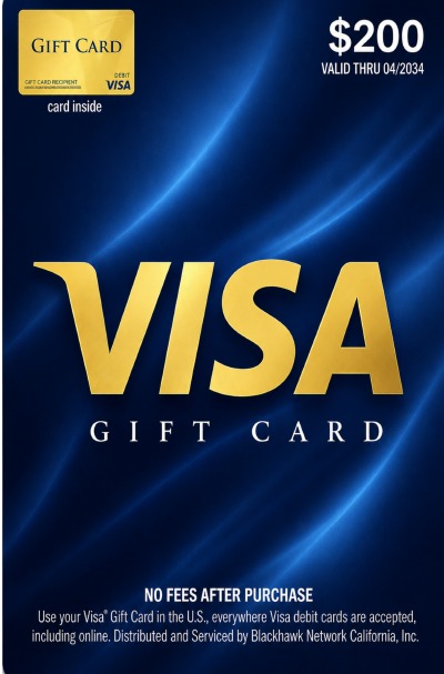 'Cover von Visa $200 Gift Card'-Cover