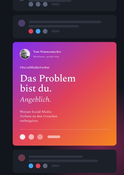 'Cover von Das Problem bist du. Angeblich.'-Cover