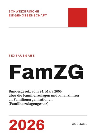 'Cover von FamZG – Familienzulagengesetz'-Cover