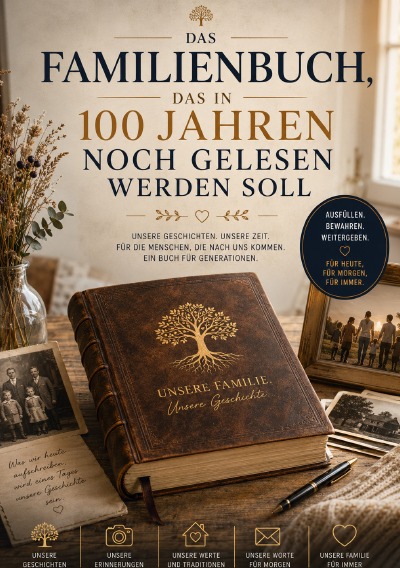 'Cover von Das Familienbuch, das in 100 Jahren noch gelesen werden soll'-Cover