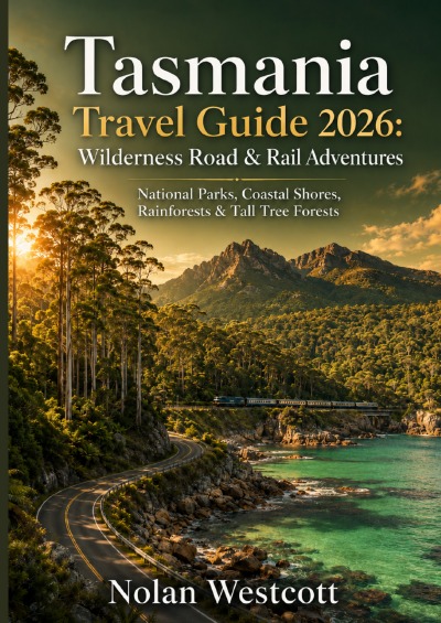 'Cover von Tasmania Travel Guide 2026: Wilderness Road & Rail Adventures'-Cover