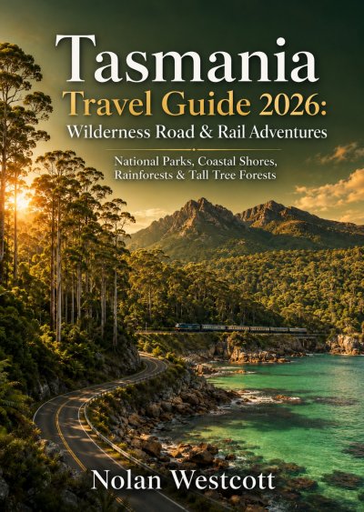 'Cover von Tasmania Travel Guide 2026: Wilderness Road & Rail Adventures'-Cover