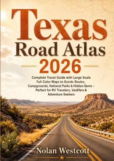 'Cover von Texas Road Atlas 2026'-Cover