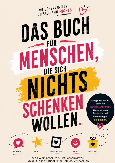 'Cover von Das Buch für Menschen, die sich nichts schenken wollen'-Cover