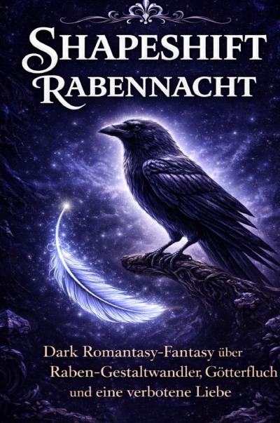 'Cover von Shapeshift – Rabennacht Dark Romantasy-Fantasy über Raben-Gestaltwandler, Götterfluch und eine verbotene Liebe (LYNORA Romane, Band 4)'-Cover
