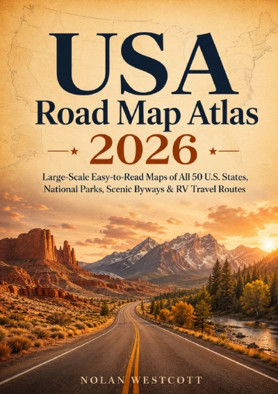 'Cover von USA Road Map Atlas 2026'-Cover
