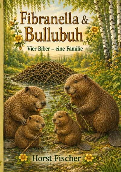 'Cover von Fibranella und Bullubuh Band 6   Vier Biber – eine Familie'-Cover