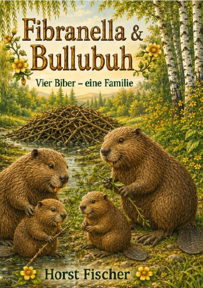 'Cover von Fibranella und Bullubuh Band 6   Vier Biber – eine Familie'-Cover