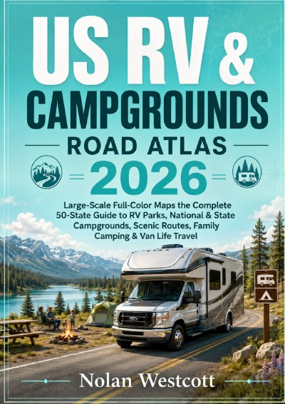 'Cover von US RV & Campgrounds Road Atlas 2026'-Cover