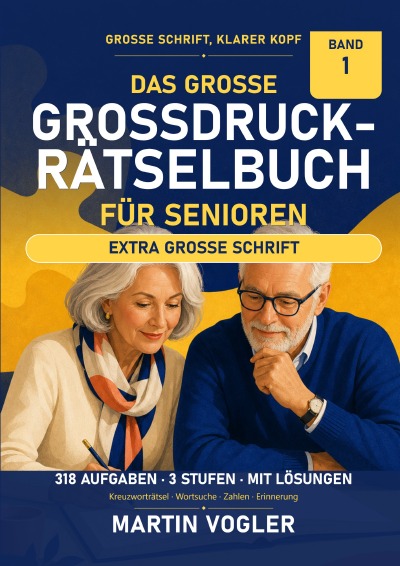 'Cover von Das große Großdruck-Rätselbuch für Senioren.'-Cover