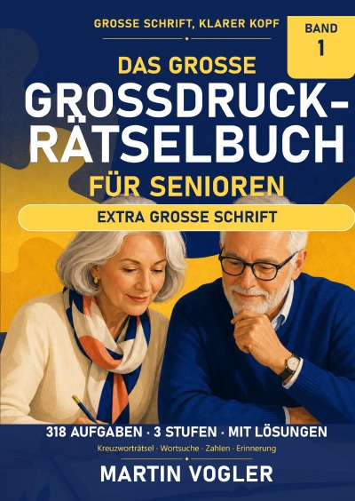 'Cover von Das große Großdruck-Rätselbuch für Senioren.'-Cover