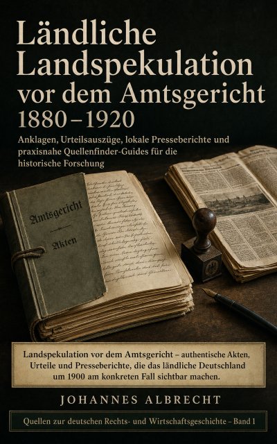 'Cover von Ländliche Landspekulation vor dem Amtsgericht 1880–1920'-Cover