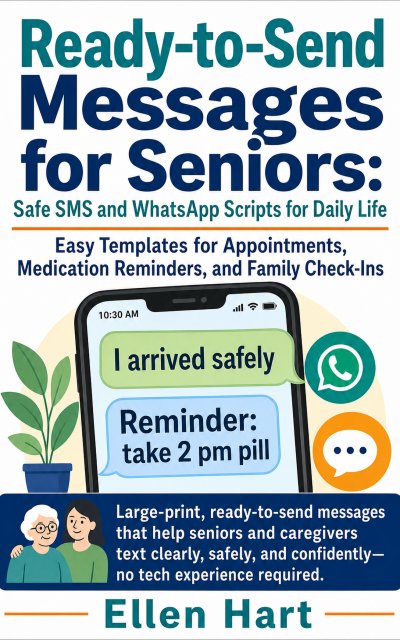 'Cover von Ready‑to‑Send Messages for Seniors: Safe SMS and WhatsApp Scripts for Daily Life'-Cover