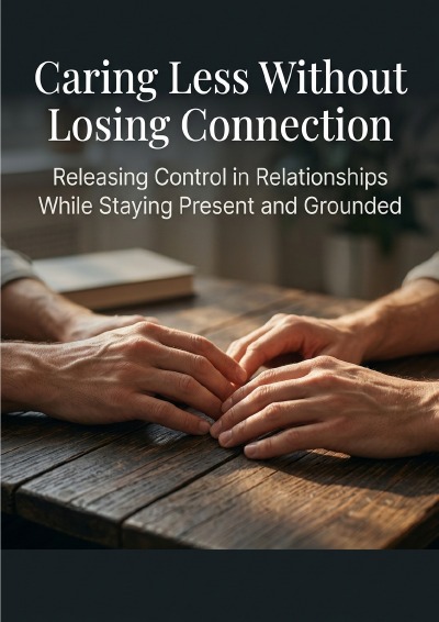 'Cover von Caring Less Without Losing Connection'-Cover