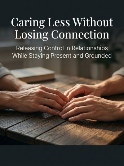 'Cover von Caring Less Without Losing Connection'-Cover