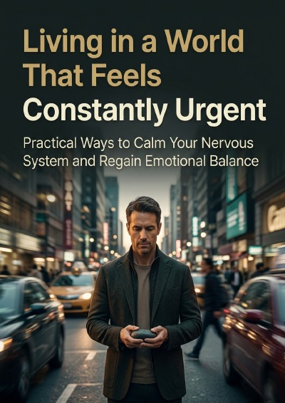 'Cover von Living in a World That Feels Constantly Urgent'-Cover