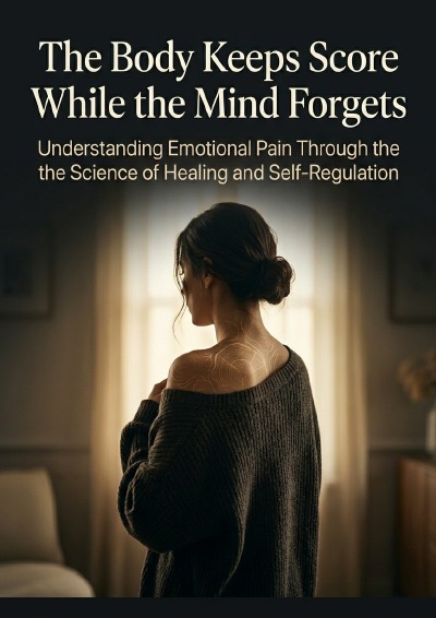 'Cover von The Body Keeps Score While the Mind Forgets'-Cover