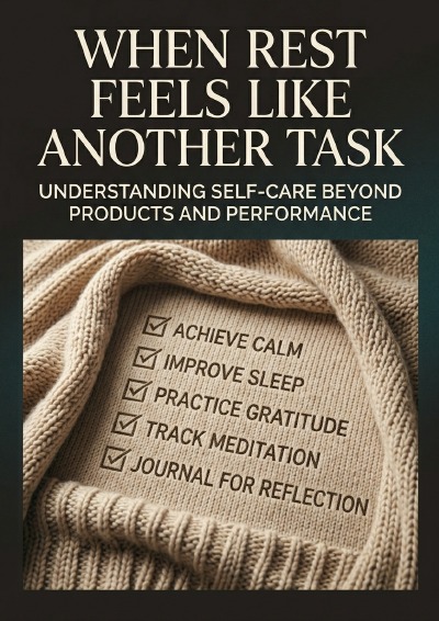 'Cover von When Rest Feels Like Another Task'-Cover