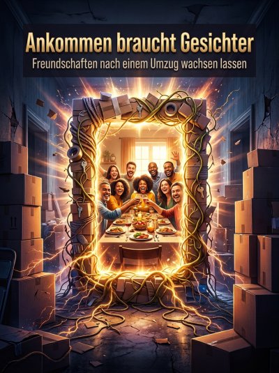 'Cover von Ankommen braucht Gesichter'-Cover