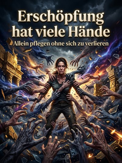 'Cover von Erschöpfung hat viele Hände'-Cover