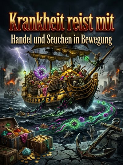 'Cover von Krankheit reist mit'-Cover