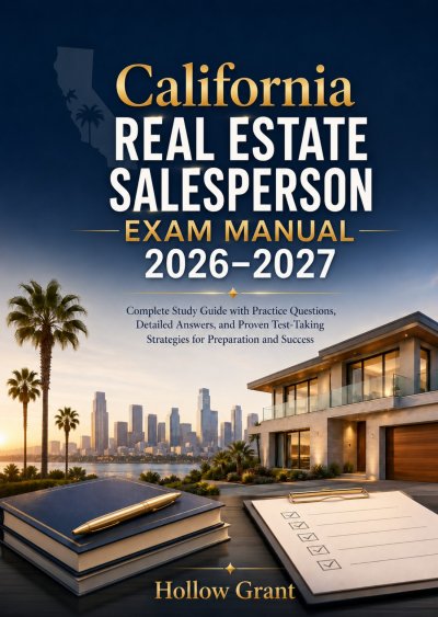 'Cover von California Real Estate Salesperson Exam Manual 2026–2027'-Cover