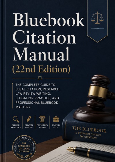 'Cover von Bluebook Citation Manual 22nd Edition'-Cover