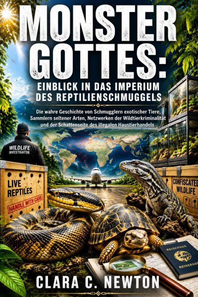 'Cover von Monster Gottes: Einblick in das Imperium des Reptilienschmuggels'-Cover