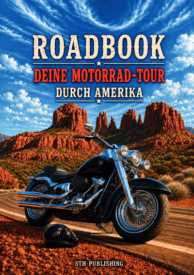 'Cover von ROADBOOK – Deine Motorad-Tour durch Amerika'-Cover