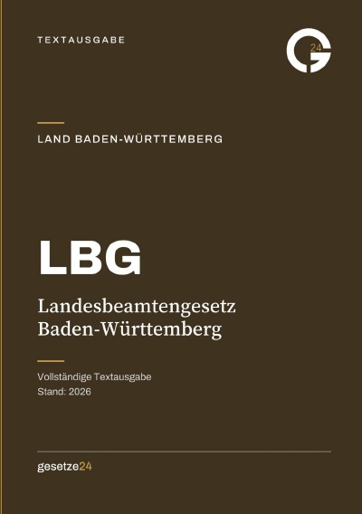 'Cover von LBG – Landesbeamtengesetz Baden-Württemberg'-Cover