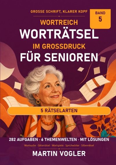 'Cover von Wortreich: Worträtsel im Großdruck für Senioren'-Cover