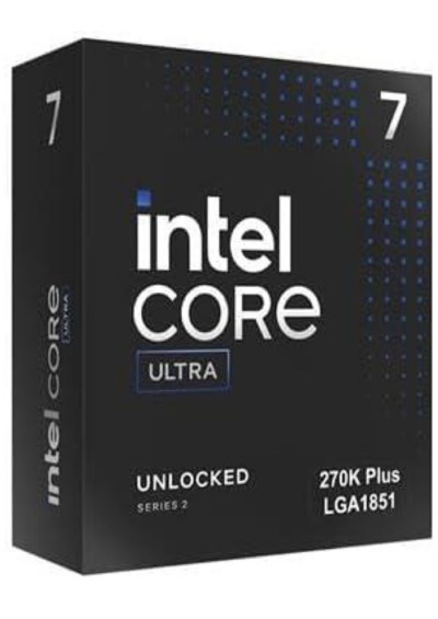 'Cover von Intel Core Ultra 7 Processor 270K Plus (Arrow Lake, LGA 1851), 24 Cores (8P + 16E), Up to 5.50 GHz, Equipped with 36 MB Cache, Box Version BX80768270K/AZ'-Cover