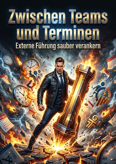'Cover von Zwischen Teams und Terminen'-Cover