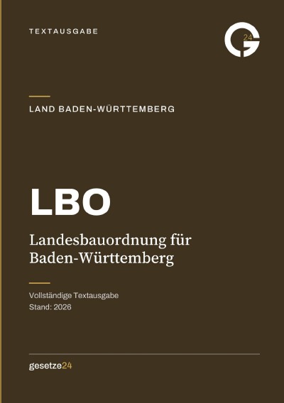 'Cover von LBO – Landesbauordnung für Baden-Württemberg'-Cover
