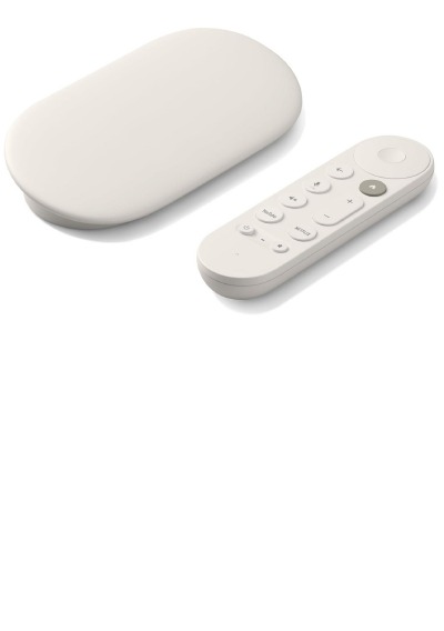 'Cover von Google TV Streamer 4K – Relaxed Entertainment through Fast Streaming and Remote Control with Voice Search – Movies, Series, Live Shows and Netflix in 4K HDR – 32 GB Storage Space – Porcelain'-Cover