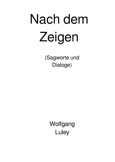 'Cover von Nach dem Zeigen'-Cover