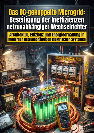 'Cover von Das DC-gekoppelte Microgrid: Beseitigung der Ineffizienzen netzunabhängiger Wechselrichter'-Cover
