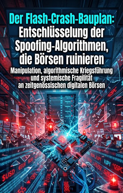 'Cover von Der Flash-Crash-Bauplan: Entschlüsselung der Spoofing-Algorithmen, die Börsen ruinieren'-Cover