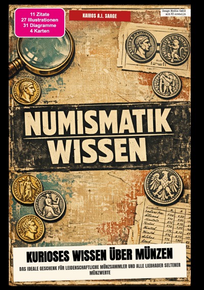 'Cover von Numismatik-Wissen: Kurioses Wissen über Münzen'-Cover