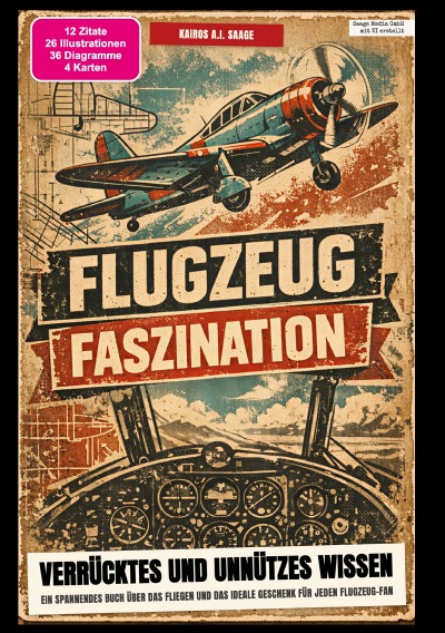 'Cover von Flugzeug-Faszination: Verrücktes und unnützes Wissen'-Cover