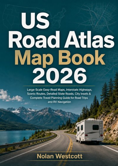 'Cover von US Road Atlas Map Book 2026'-Cover