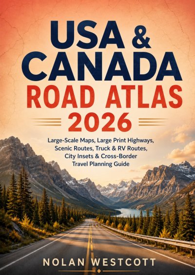 'Cover von USA & Canada Road Atlas 2026'-Cover